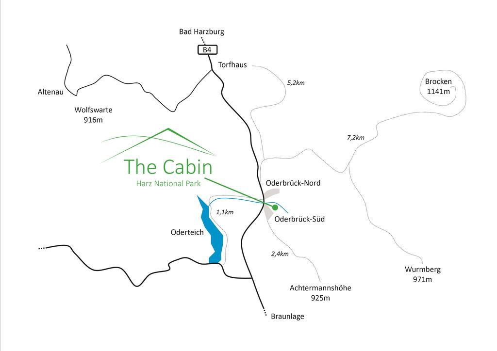 ホテルThe Cabin - Harz National Park ザンクト・アンドレーアスベルク エクステリア 写真
